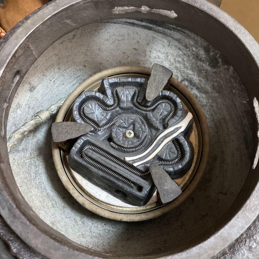 茶道具 野々田商店　電気　茶釜　81-14036 敷物付き