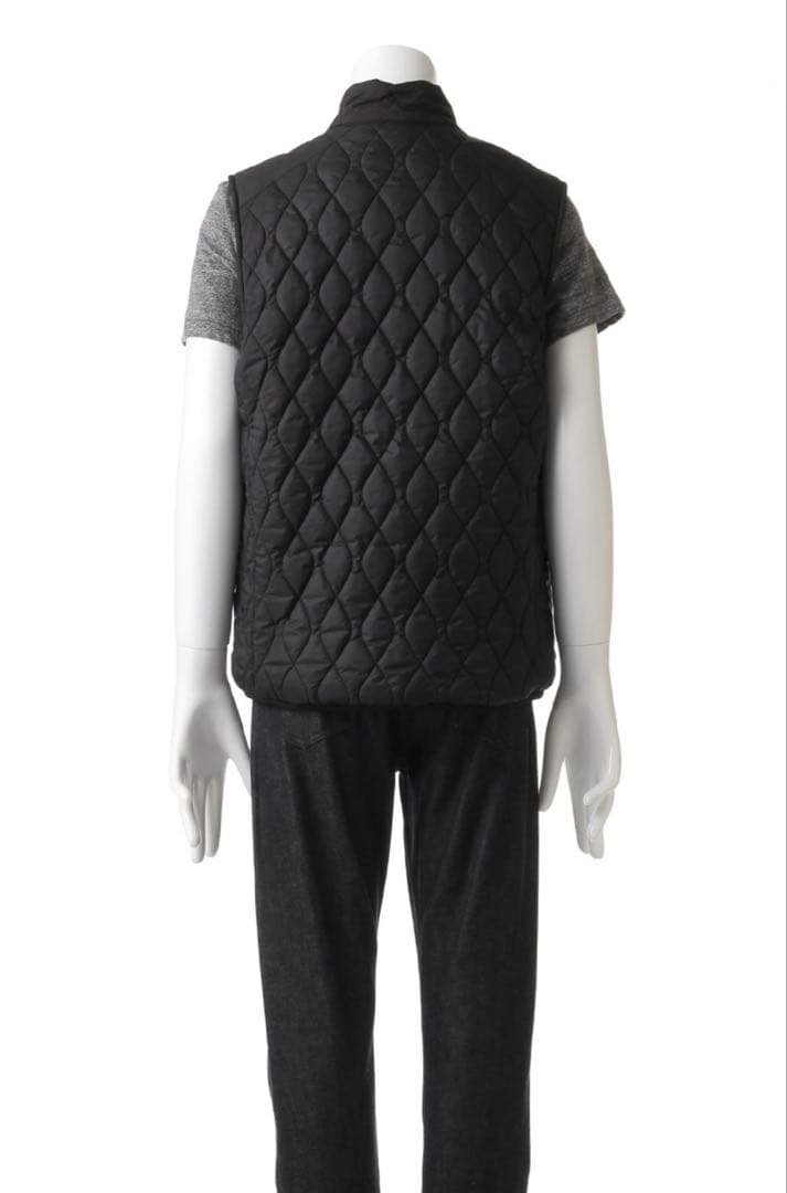 obsidian キルティング ゴルフ ダウンベスト ブラック