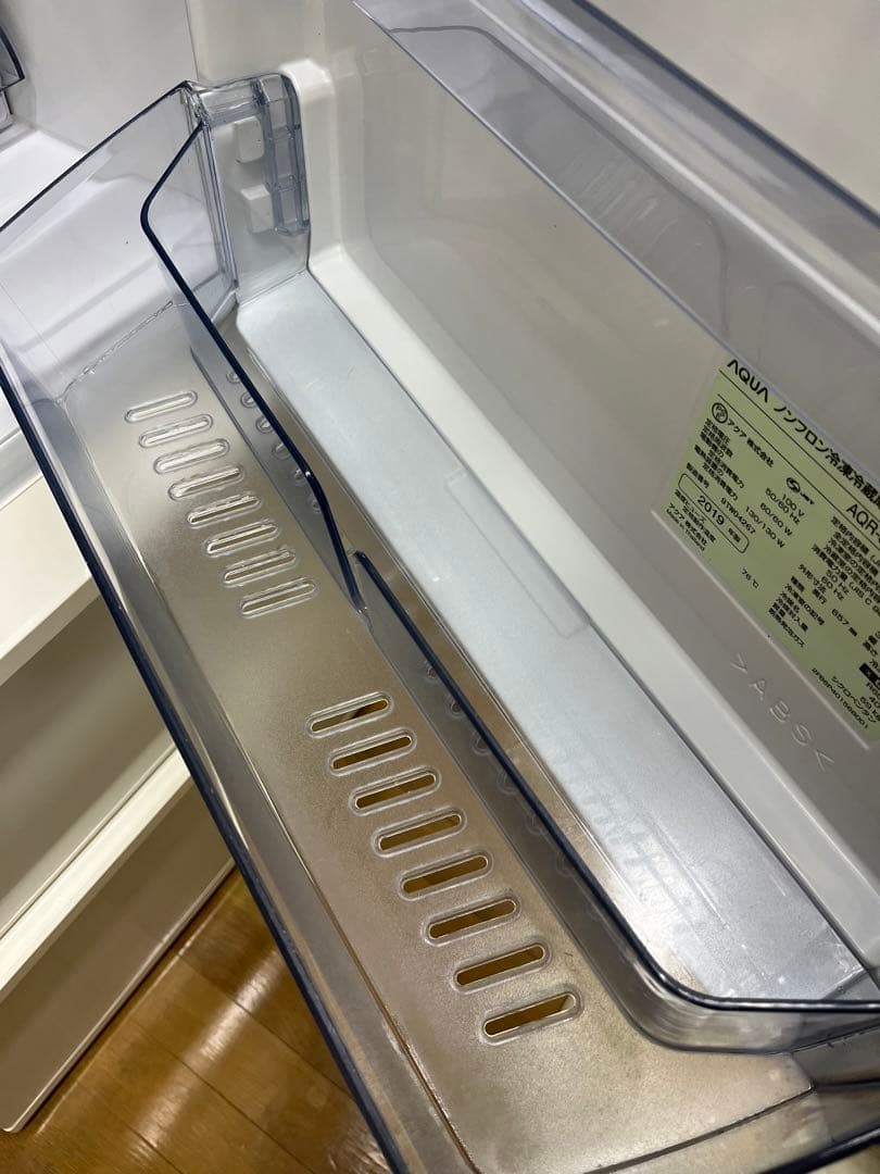 AQUAアクア　3ドア冷蔵庫 ホワイト