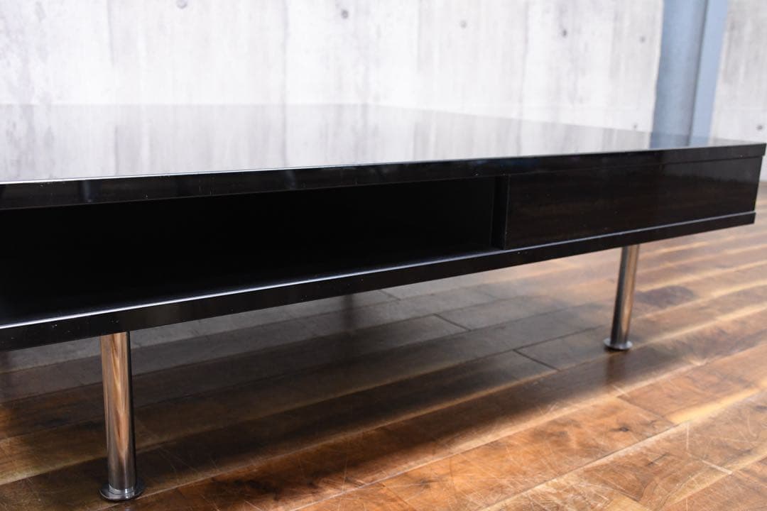 ELC37 イケア トフテリード コーヒーテーブル ハイグロス ブラック