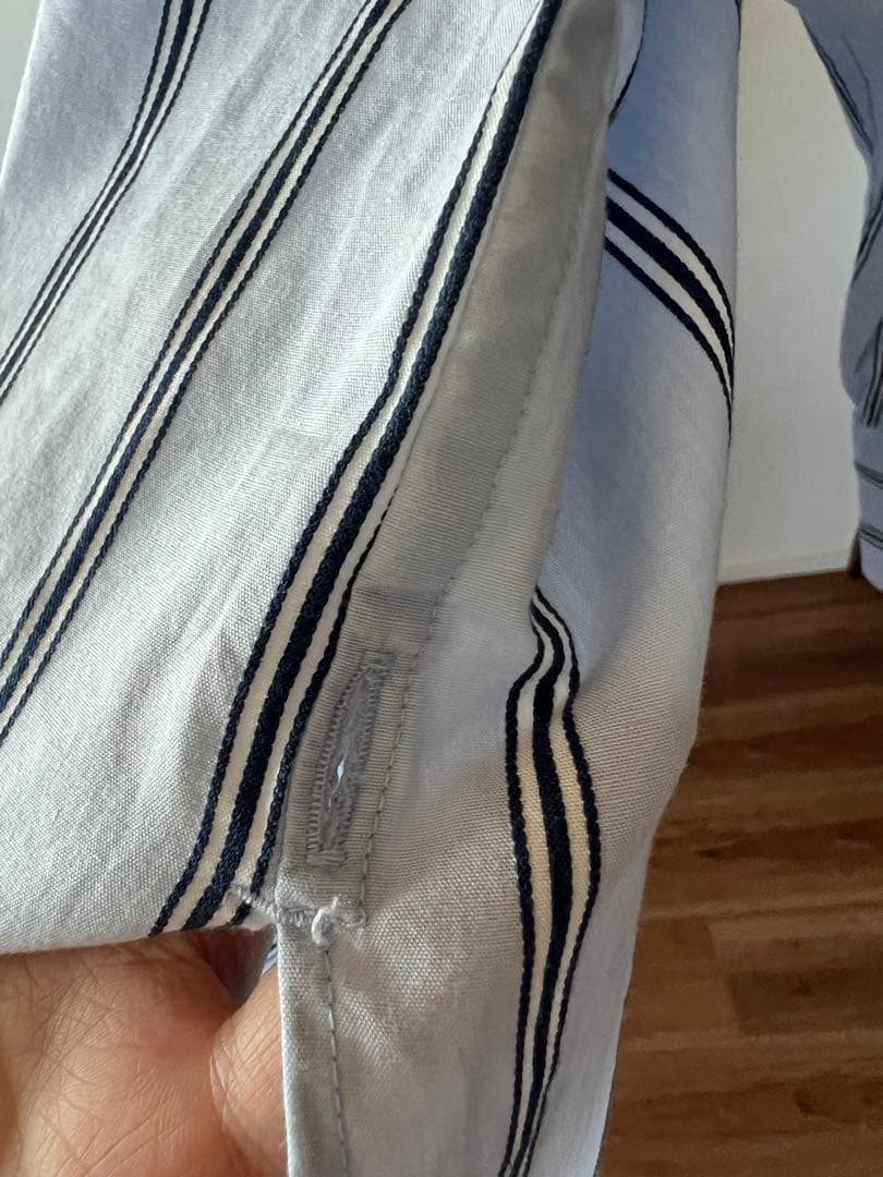 MADISON BLUE ストライプ2wayシャツ