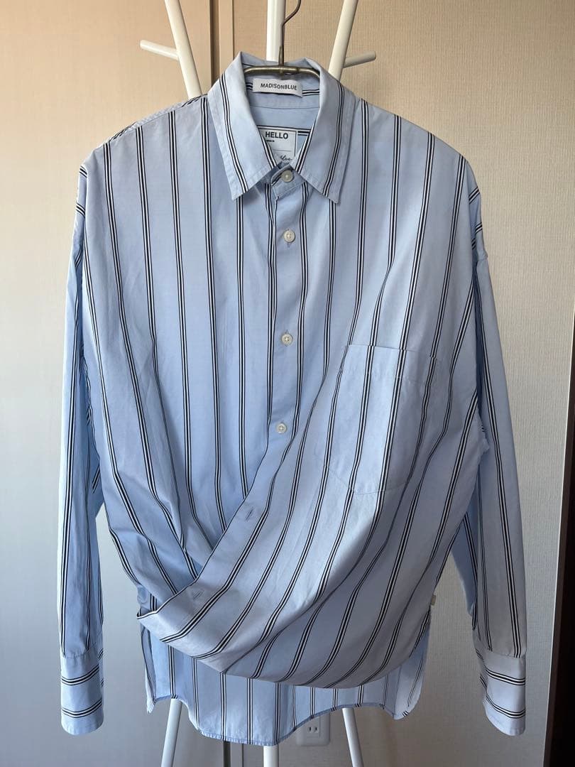 MADISON BLUE ストライプ2wayシャツ