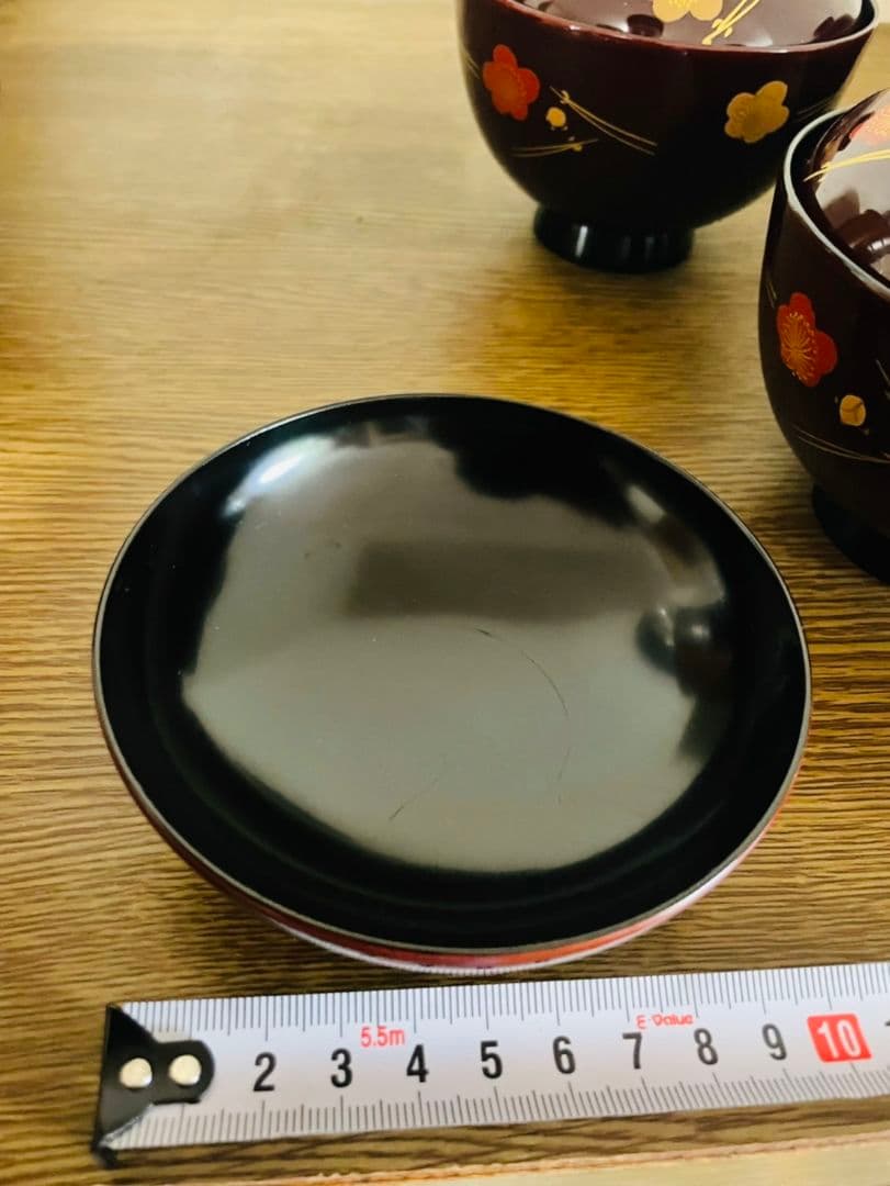 特選　山中漆器 根来塗 御吸物椀