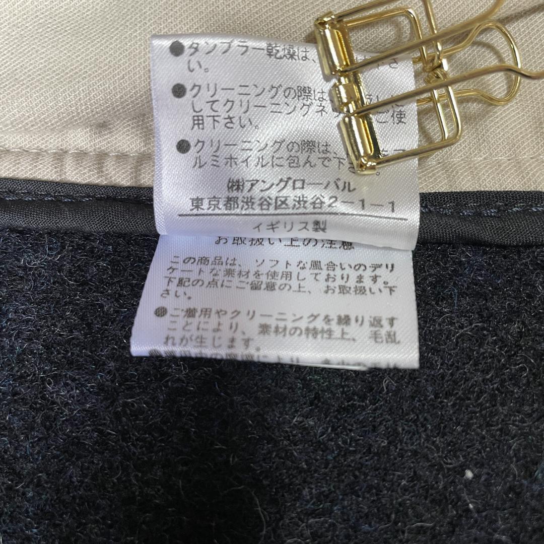 MHL. ウール100% 英国製 Pコート ジャケット ダークグレー レディス1