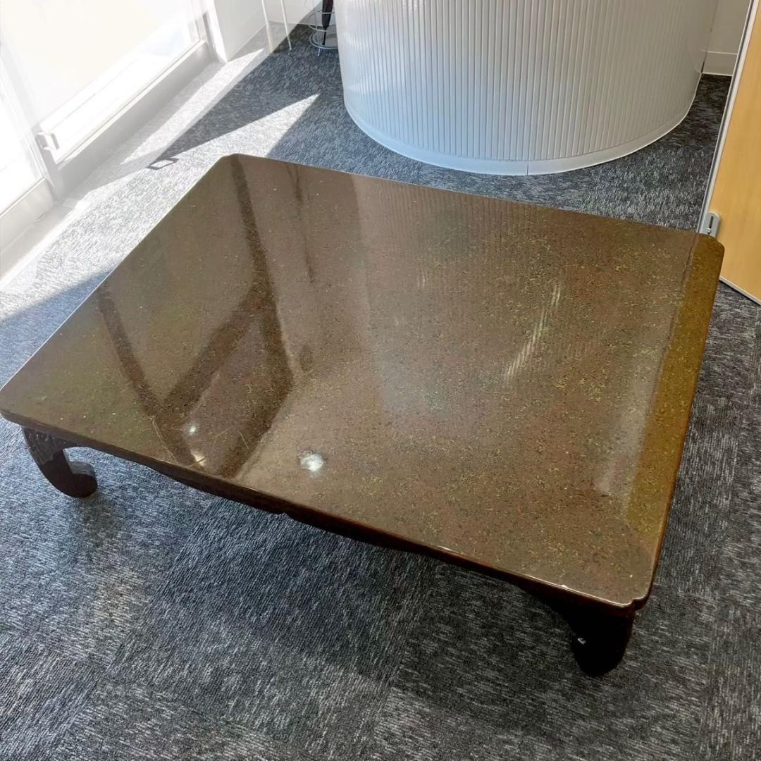 《良品》 津軽塗 座卓 テーブル 昭和レトロ ヴィンテージ センターテーブル