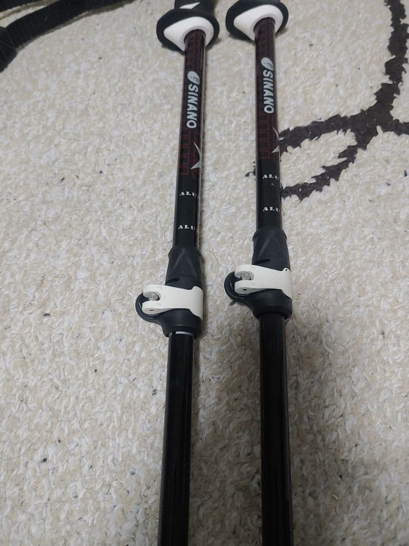 SINANO シナノ 伸縮式ストック スキーポール フリーX AL　状態良い