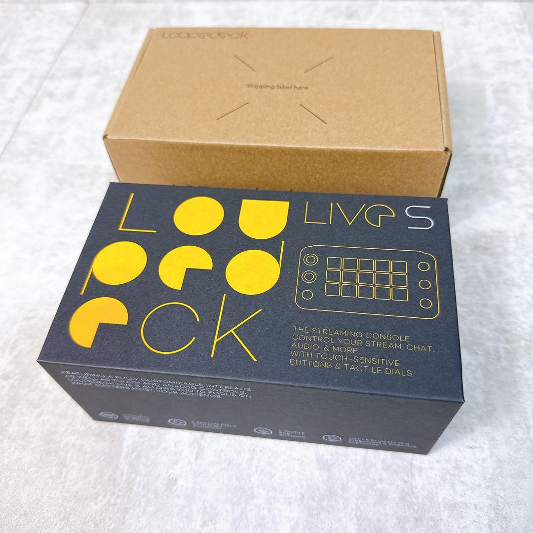 【美品】ルーペデッキ 左手デバイスLoupedeck Live S 外箱付き