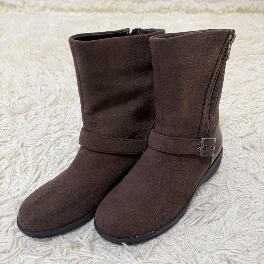 マドラス ウォーク ゴアテックス ブラウン ショートブーツ 23.0cm 防寒