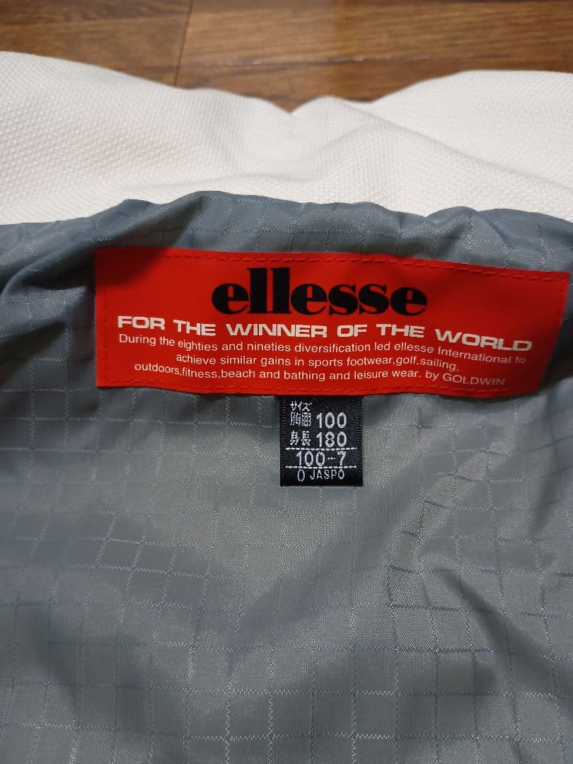 サイズO スキーウェア ベスト　ellesse イタリアモデル　エレッセ