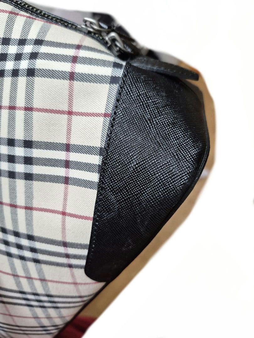 バーバリー　ノバチェックハンドバッグ　ミニボストン　西川ヴィンテージ品