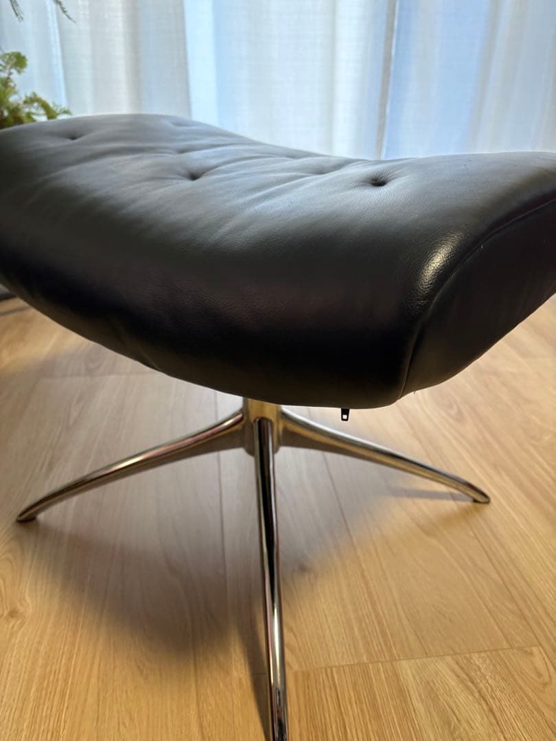 極美品 Lサイズ エコーネス 本革リクライニングチェア ストレスレス ②