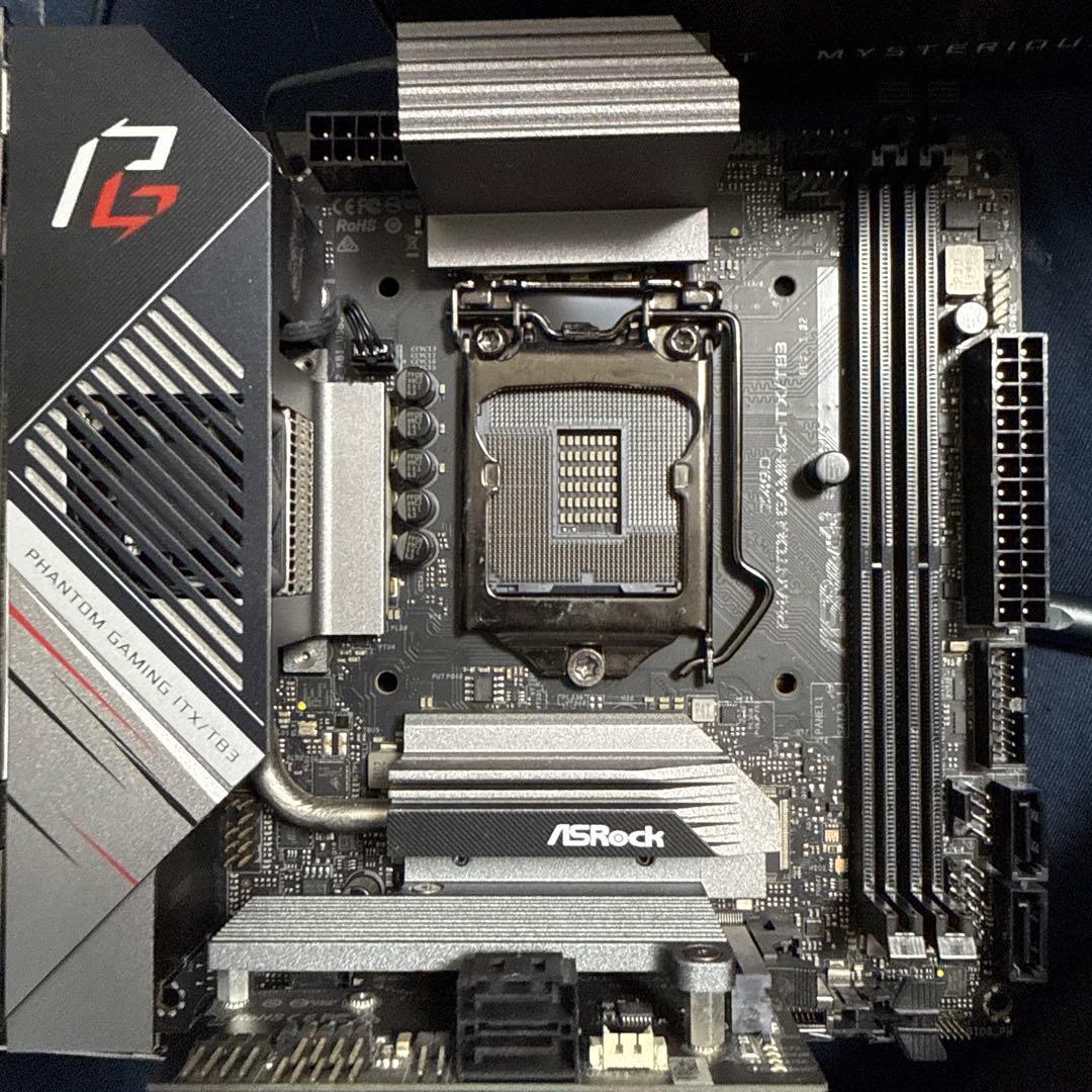 ASRock Z490 PHANTOM GAMING-ITX/TB3 動作確認済