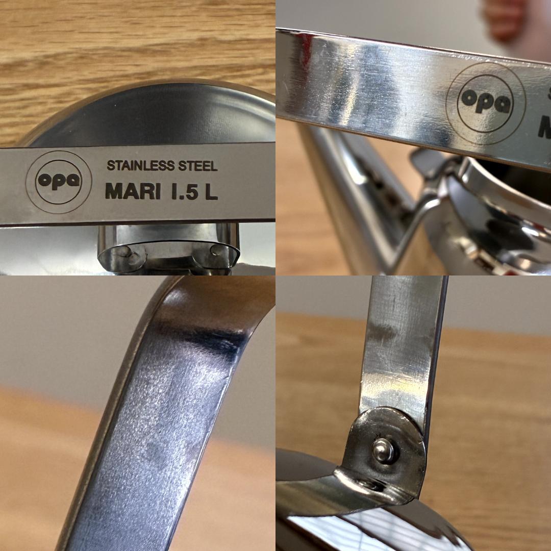 opa MARI ステンレス ケトル 1.5リットル 中古品