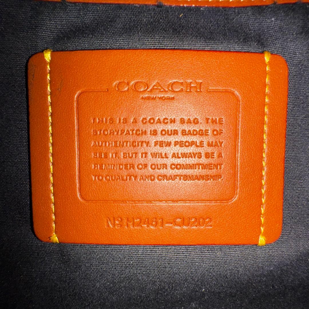 現行　コーチ　リーグ　メッセンジャーバッグ　斜め掛け　シグネチャー　ショルダー