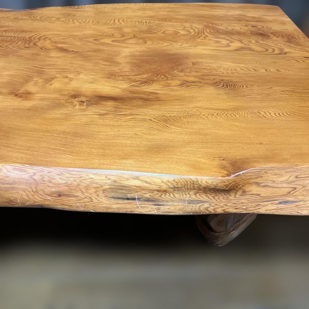 美品　希少　世界遺産　屋久杉　座卓　セパレートタイプ　樹齢1,000年以上