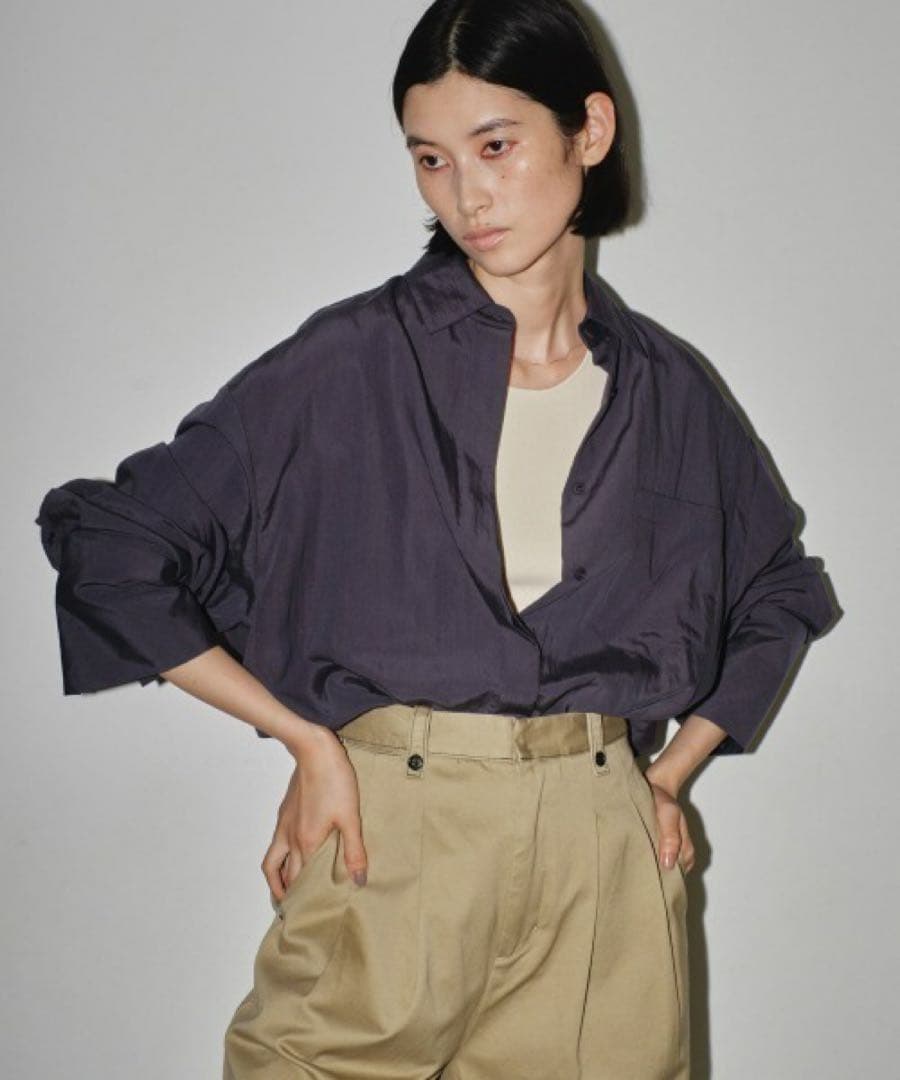 TODAYFUL Sliky Pocket Shirts シルキーポケットシャツ
