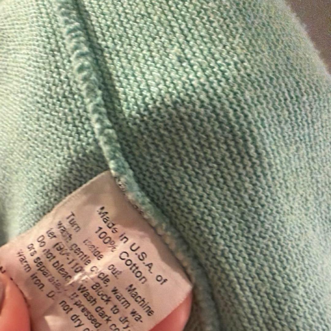 【Christian Dior】アメリカ製　ディオール　刺繍デザインカーディガン