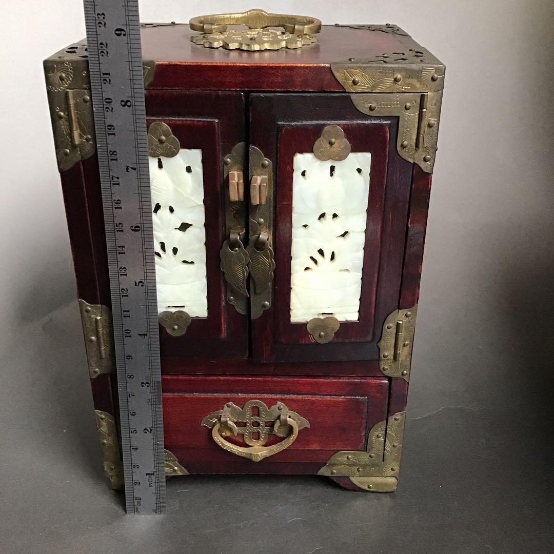 ヴィンテージ宝石箱　ジュエリーボックス　ミニ箪笥　中国骨董品