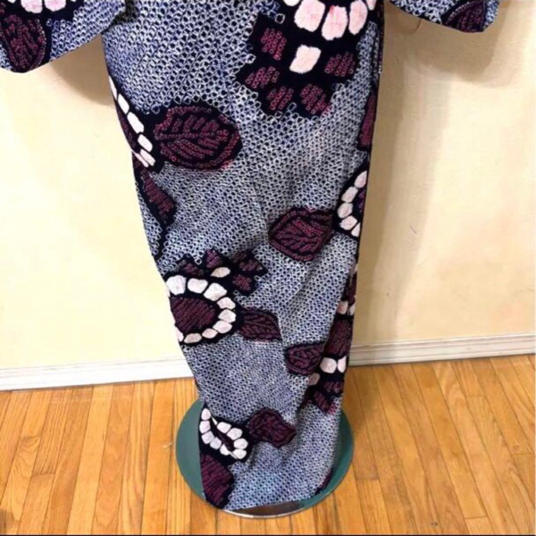 有松鳴海絞り伝統工芸❤️高級半幅帯 レース 帯締め帯留めアクセ付‼️5点セット‼️秀品