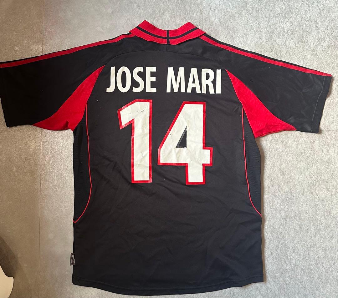 ACミラン2000~01 3rdフォーム 14番 ホセ•マリ Mサイズ