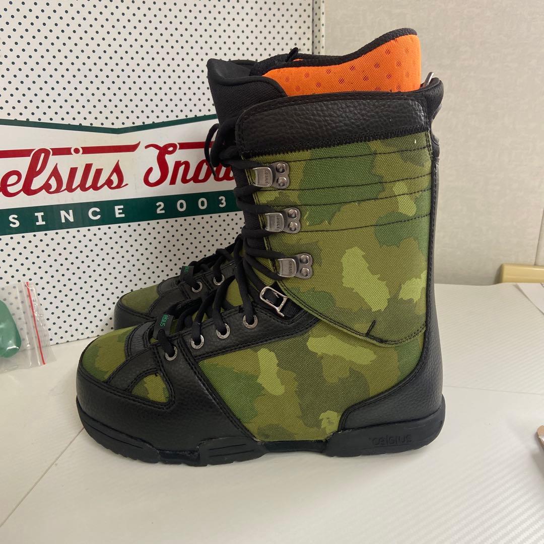 新品・未使用⭐️CELSIUS スノーボードブーツ27.5cm 迷彩