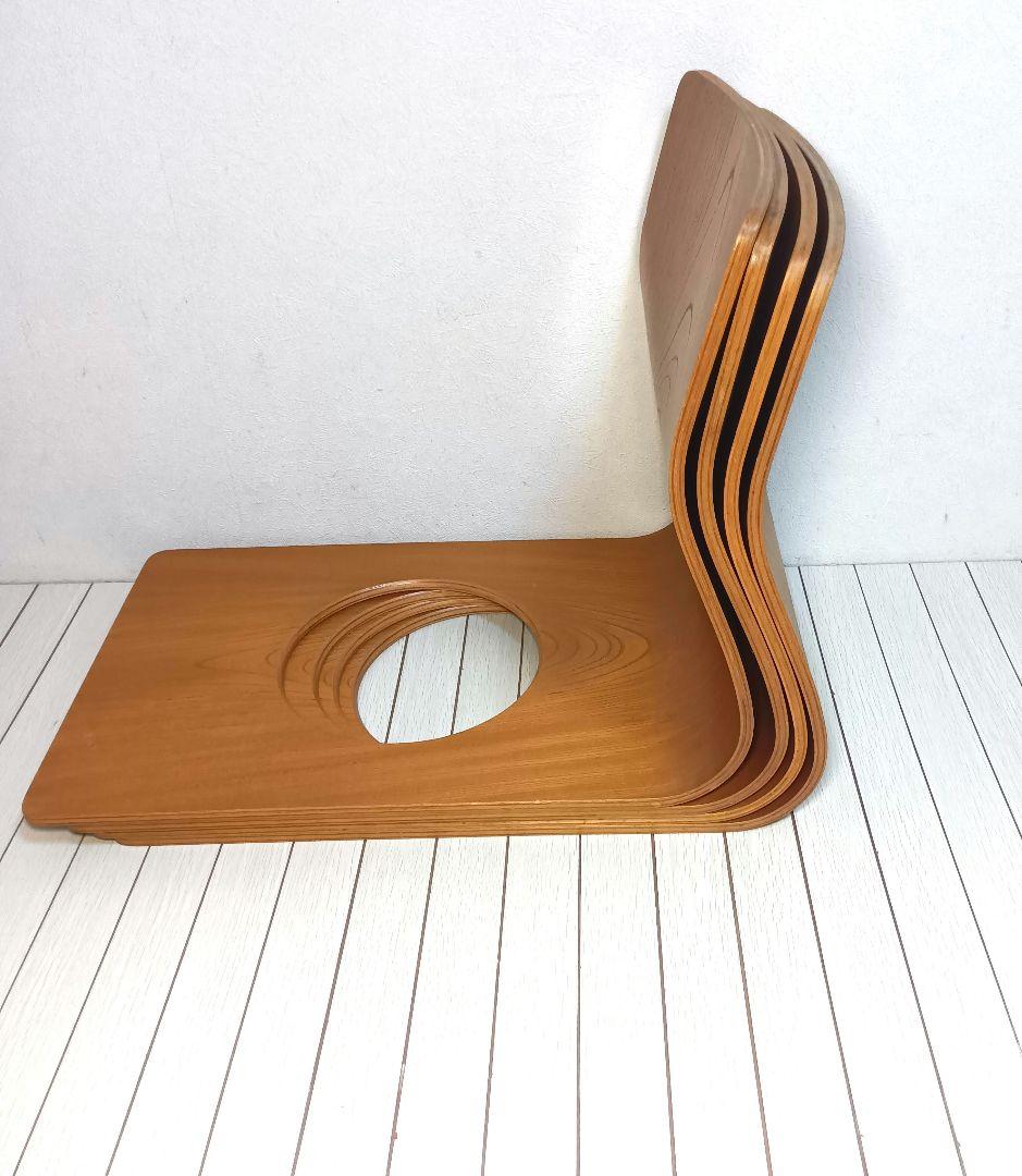 天童木工　高級座椅子　4脚セット　曲げ木