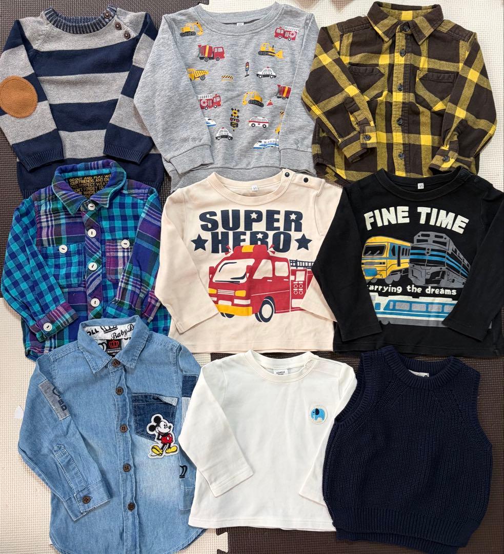 男の子❤︎80-95size❤︎オールシーズン❤︎約100点以上まとめ売り