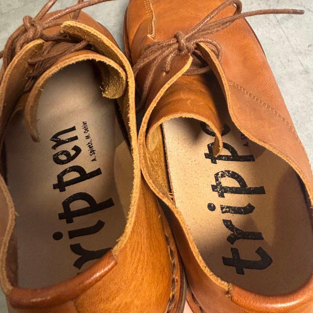新品同様 trippen Gangster レザー レースアップシューズ 43