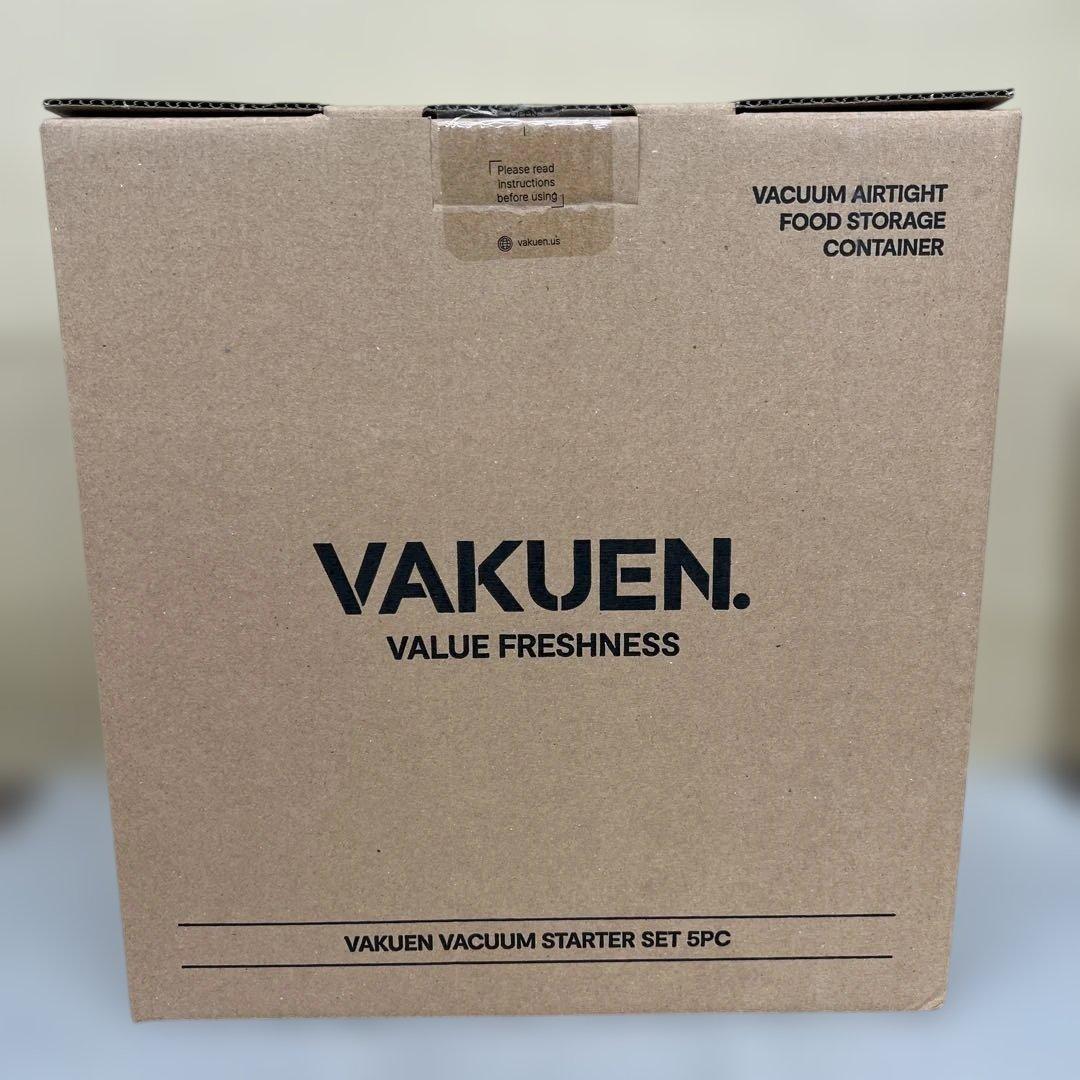 601262 VAKUEN 真空保存容器&食品シーラー機スターター5点セット