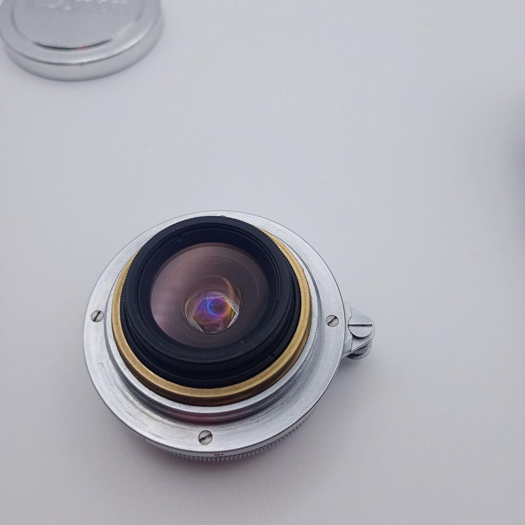 キャノン 25mm F3.5 Lマウントレンズ 純正ファインダー他付属品充実