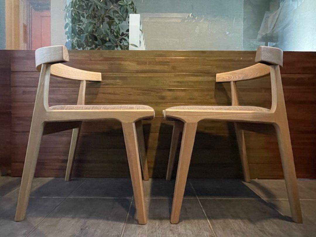 アトム■Henryヘンリー アッシュ無垢材/天然木 ダイニングチェア■A