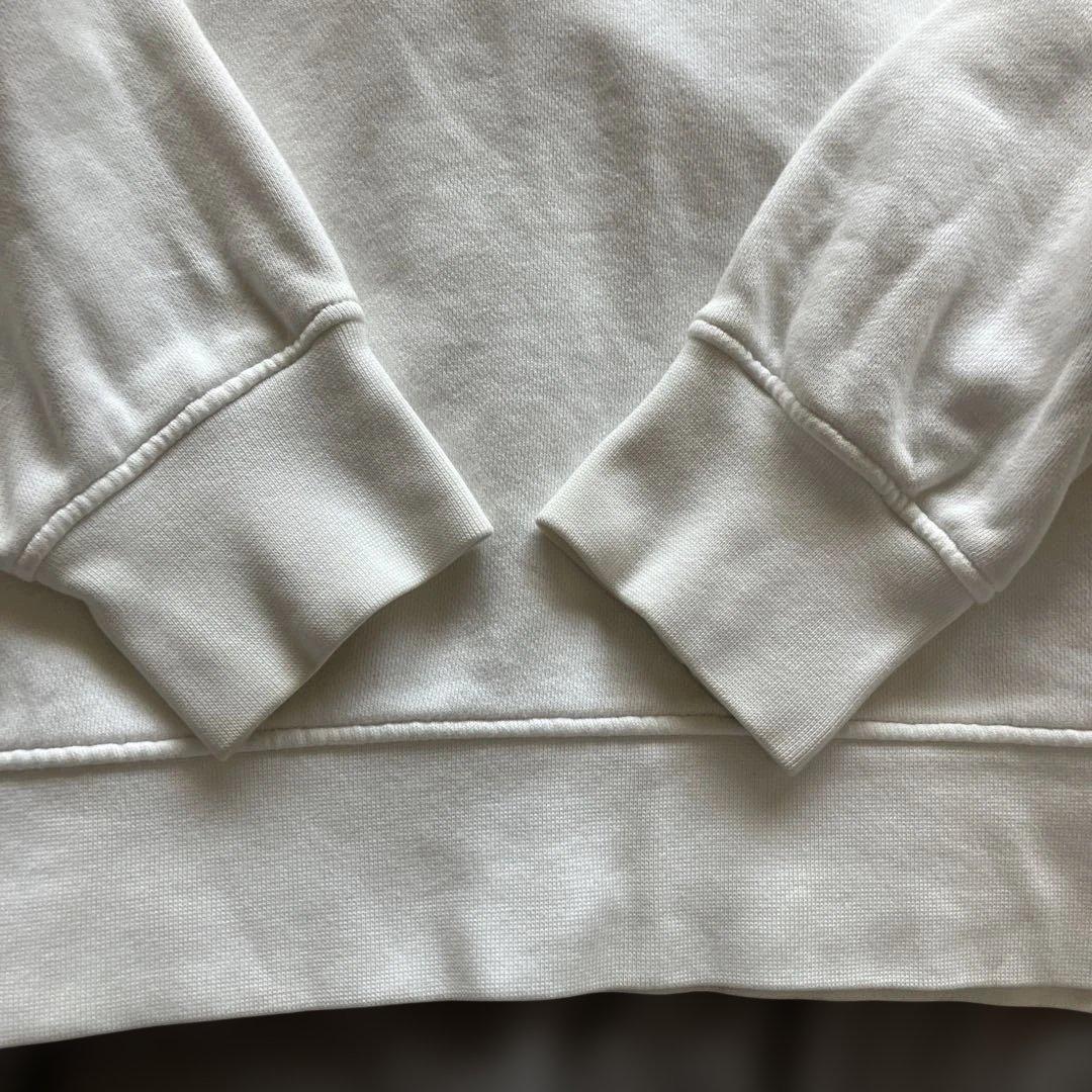 ACNE STUDIOS アクネストゥディオスロゴテープスウェットパーカー白S