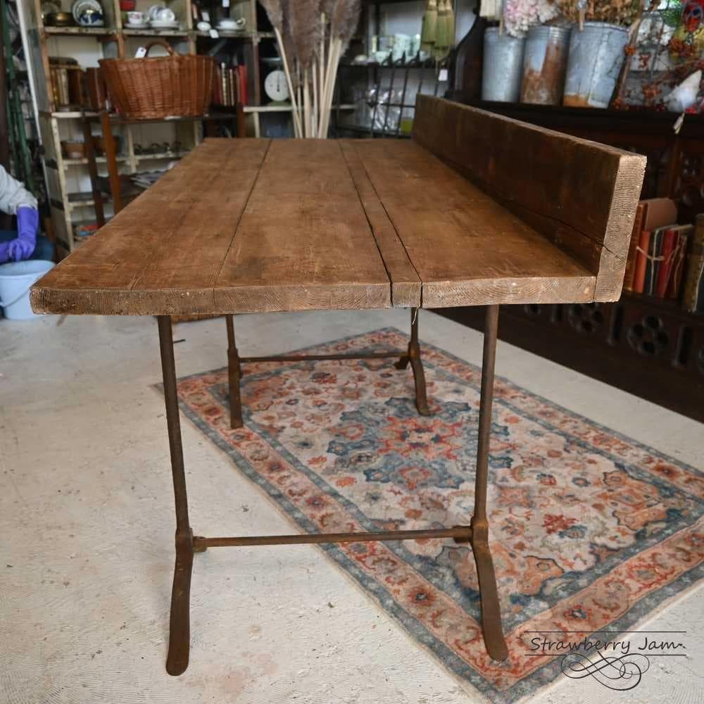 L3710-6 英国アンティーク ファームテーブルアトリエ テーブル 作業台