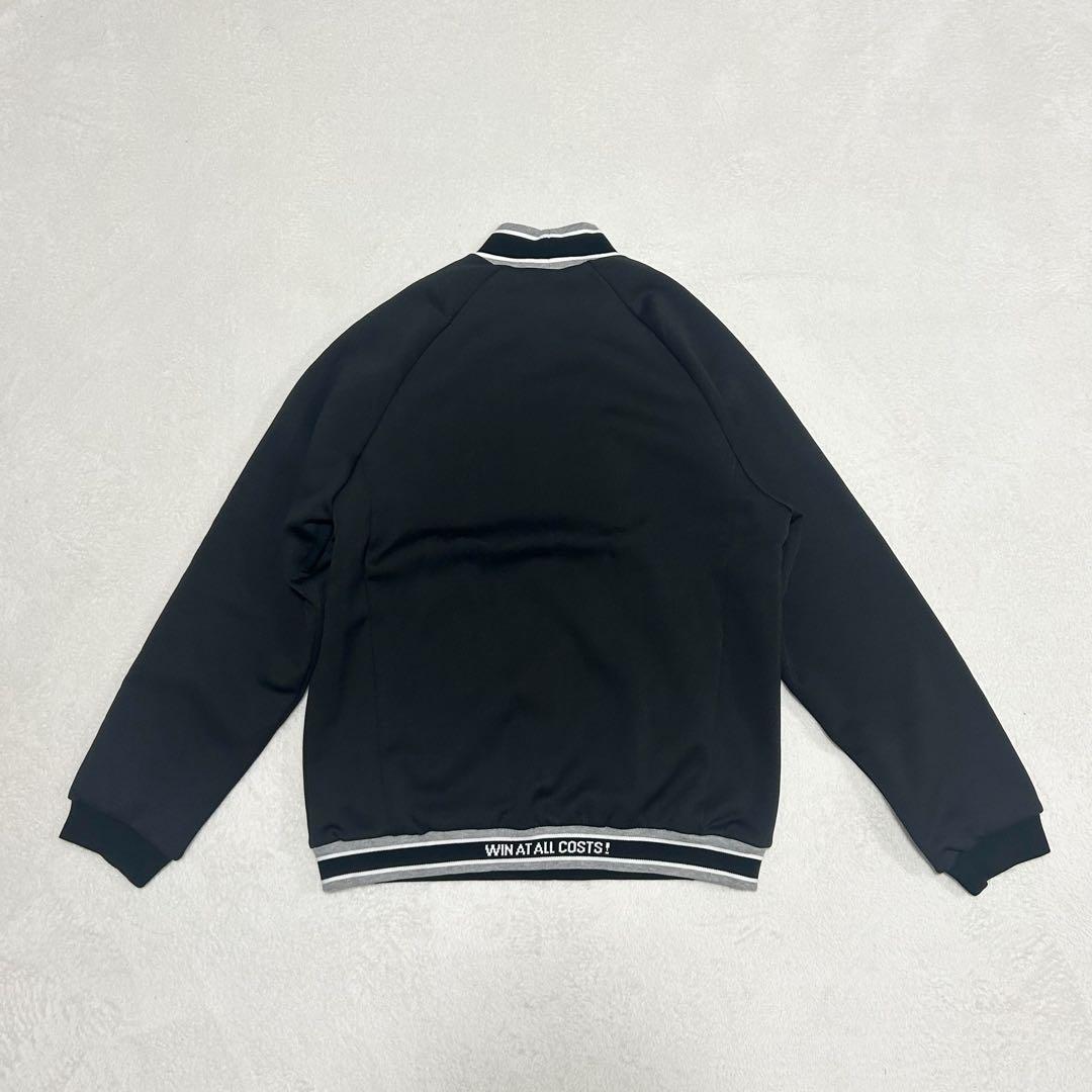 WAAC トレーナー スウェット　モックネック ラグランスリーブ 刺繍ロゴ入り