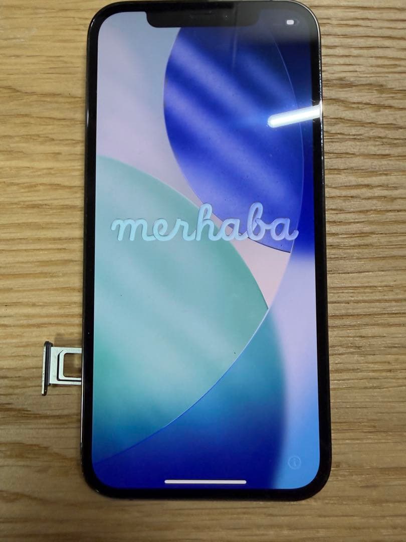 iPhone 256GB グラファイト SIMフリー Spigenケース付き