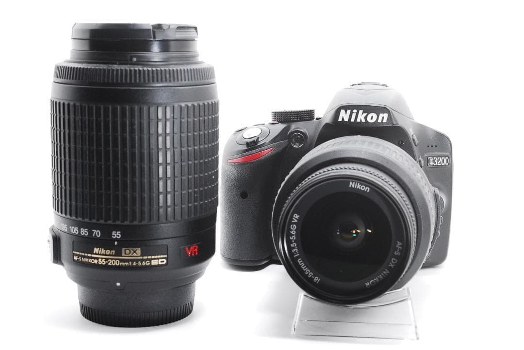 【超高画質×ダブルVR】Nikon D3200 標準＋望遠セット