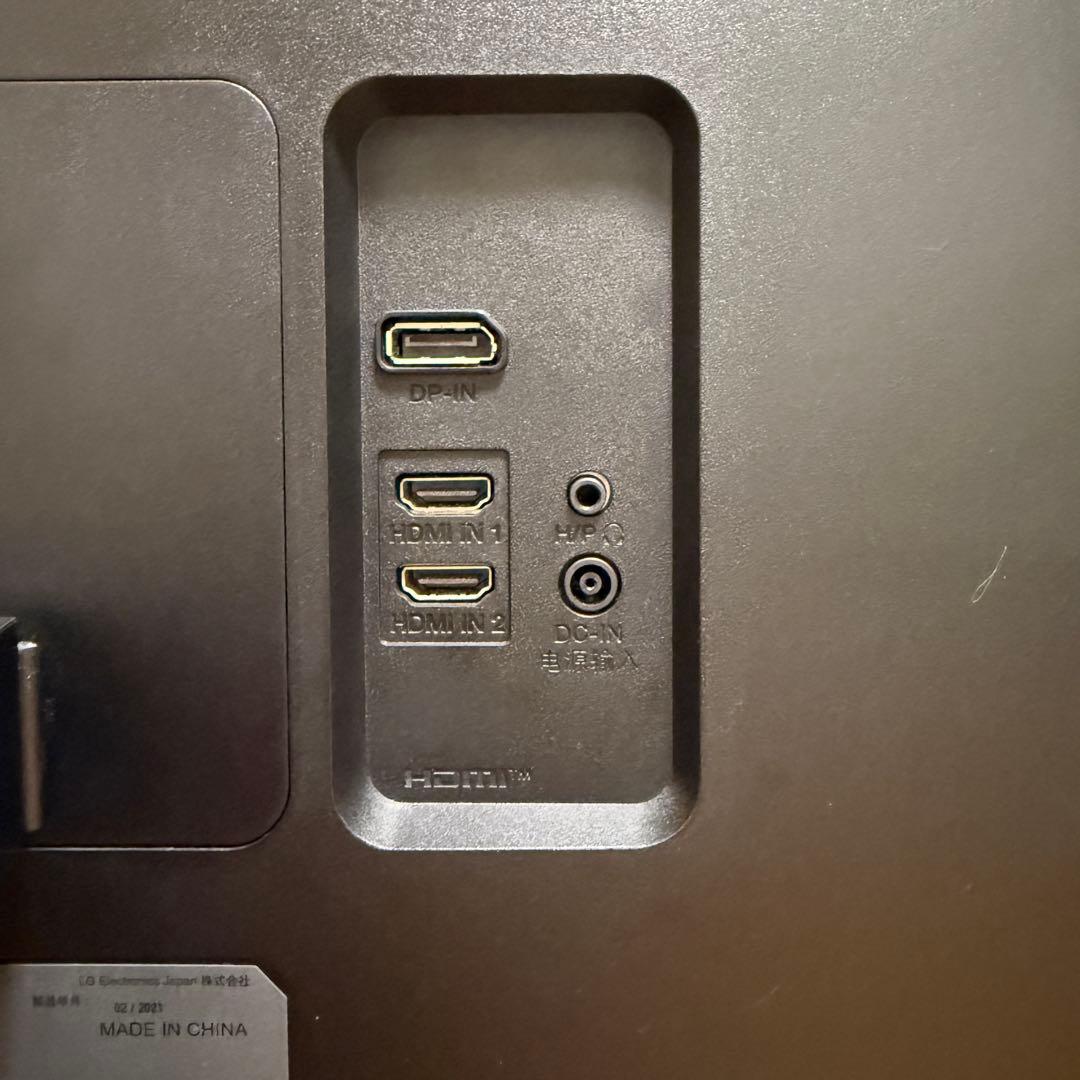 LG 27QN600 WQHD モニター本体 ケーブル HDMIおまけ
