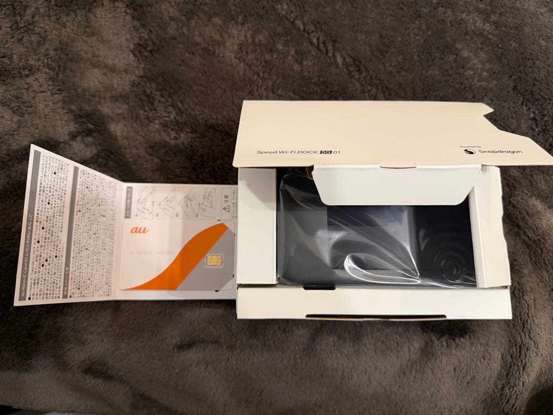 【新品未使用】UQ WiMAX Speed Wi-Fi DOCK 5G 01