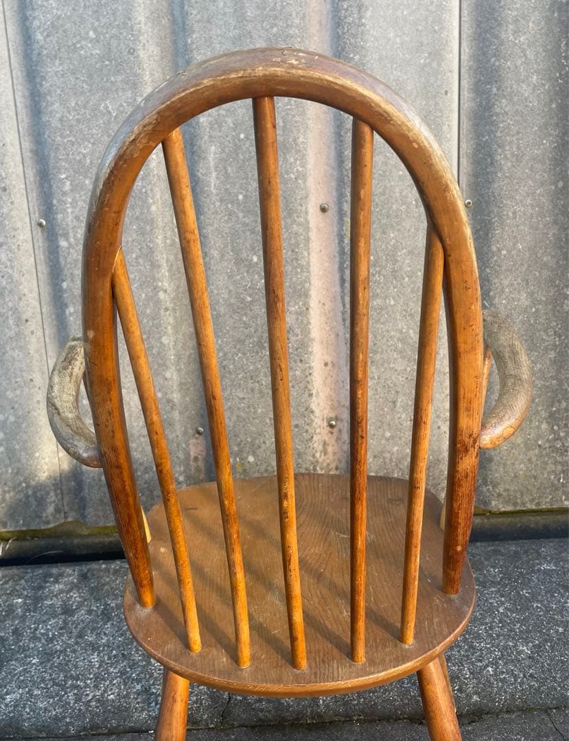 ビンテージ/英国製/ERCOL/アーコール/クェーカーチェア/アームチェア/椅子