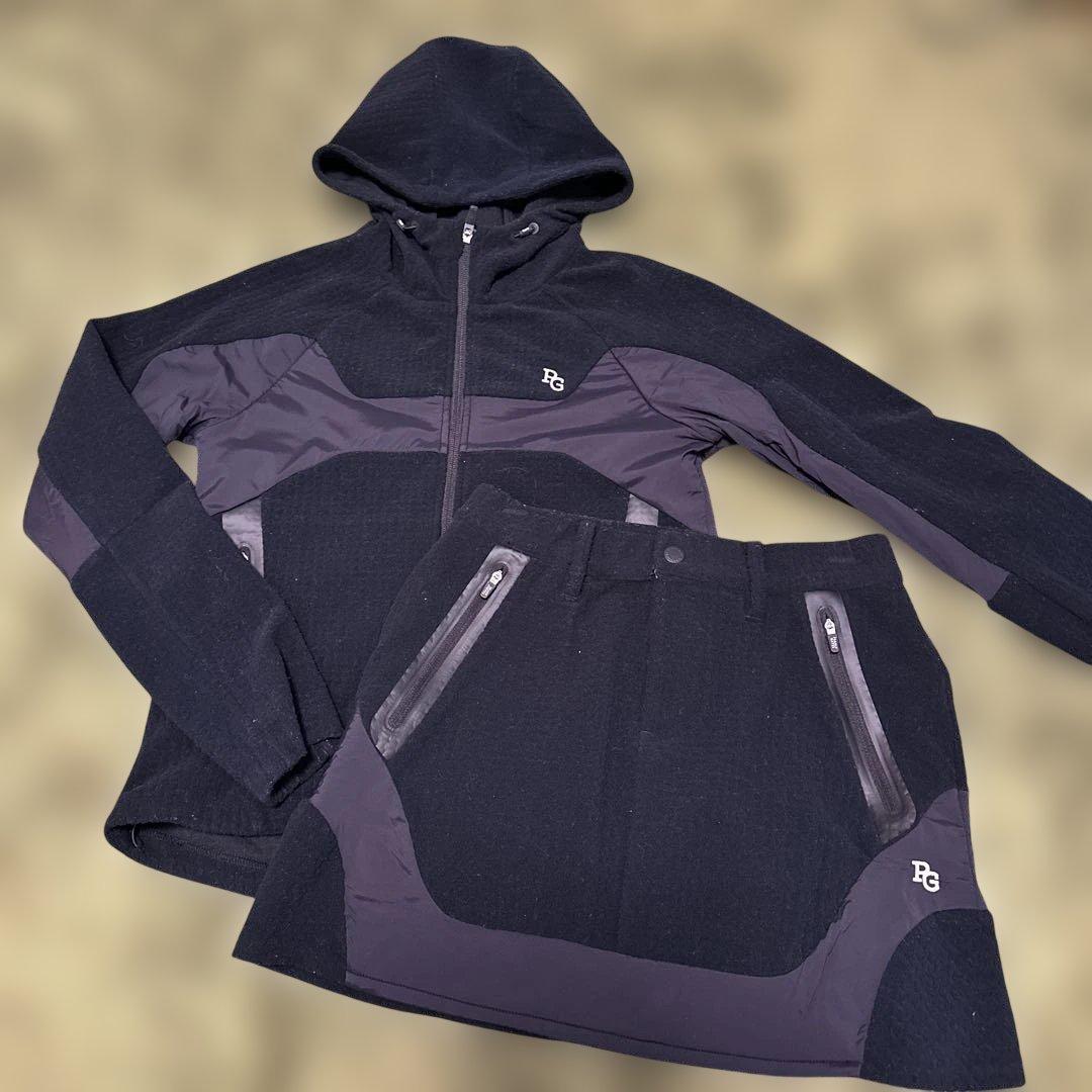 PEARLY GATES⭐︎フリース⭐︎パーカーとスカート⭐︎セットアップ０