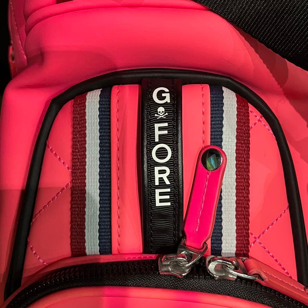【訳アリ】VESSEL×G/FORE 別注ピンク キャディバッグ