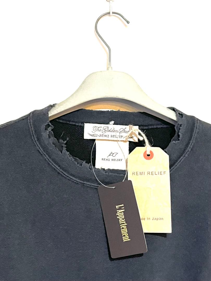 新品　REMI RERIEF アパルトモン　CREW NECK SWEAT