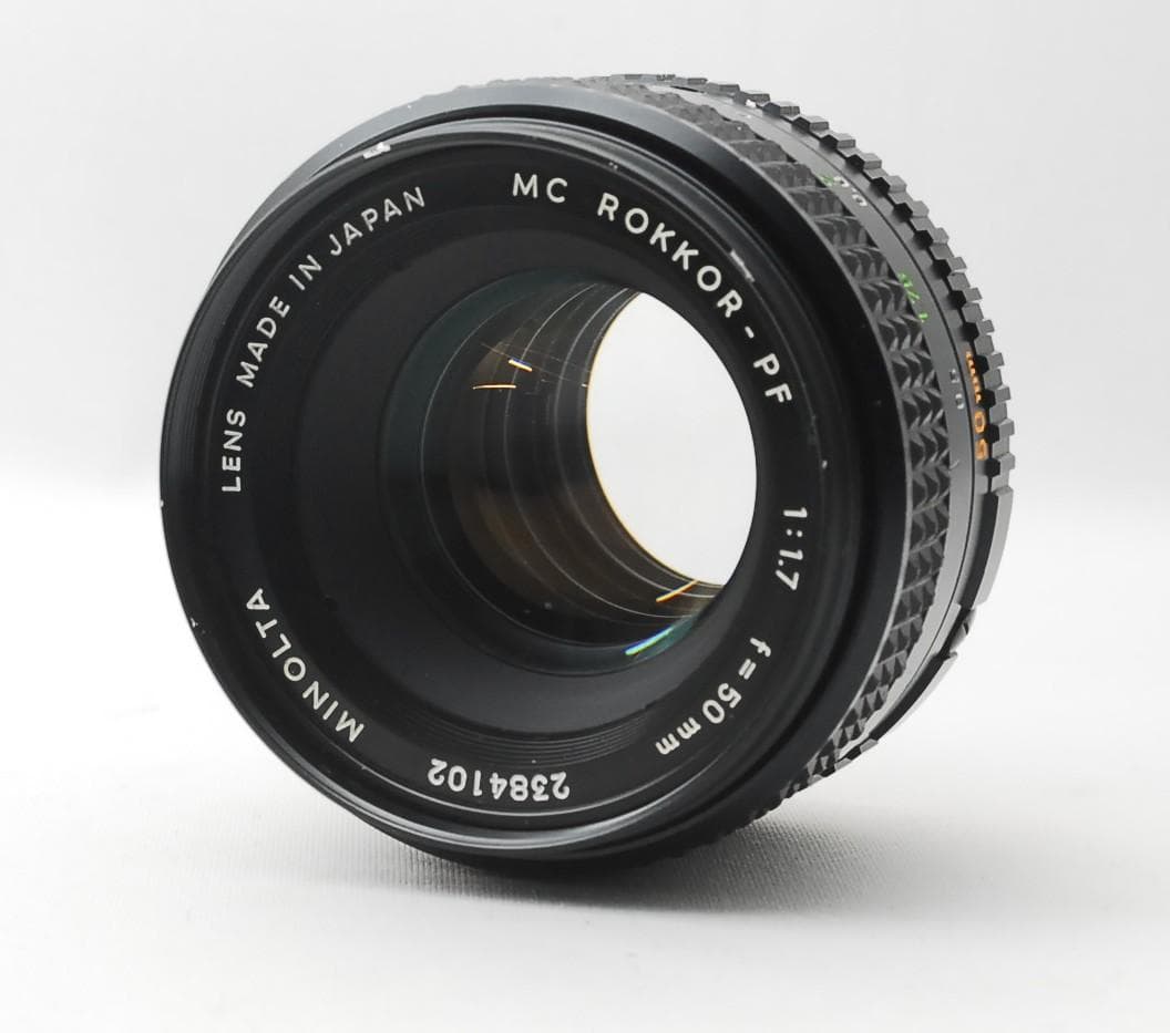 整備済ミノルタ SRT SUPER &MCROKKOR-PF 50mm F1.7