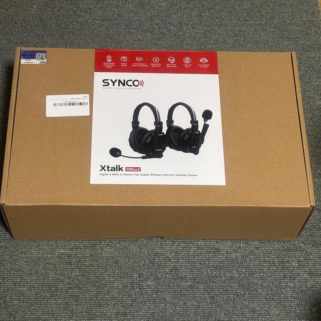 SYNCO XTALK XMAX2 ワイヤレスインカムヘッドセットシステム