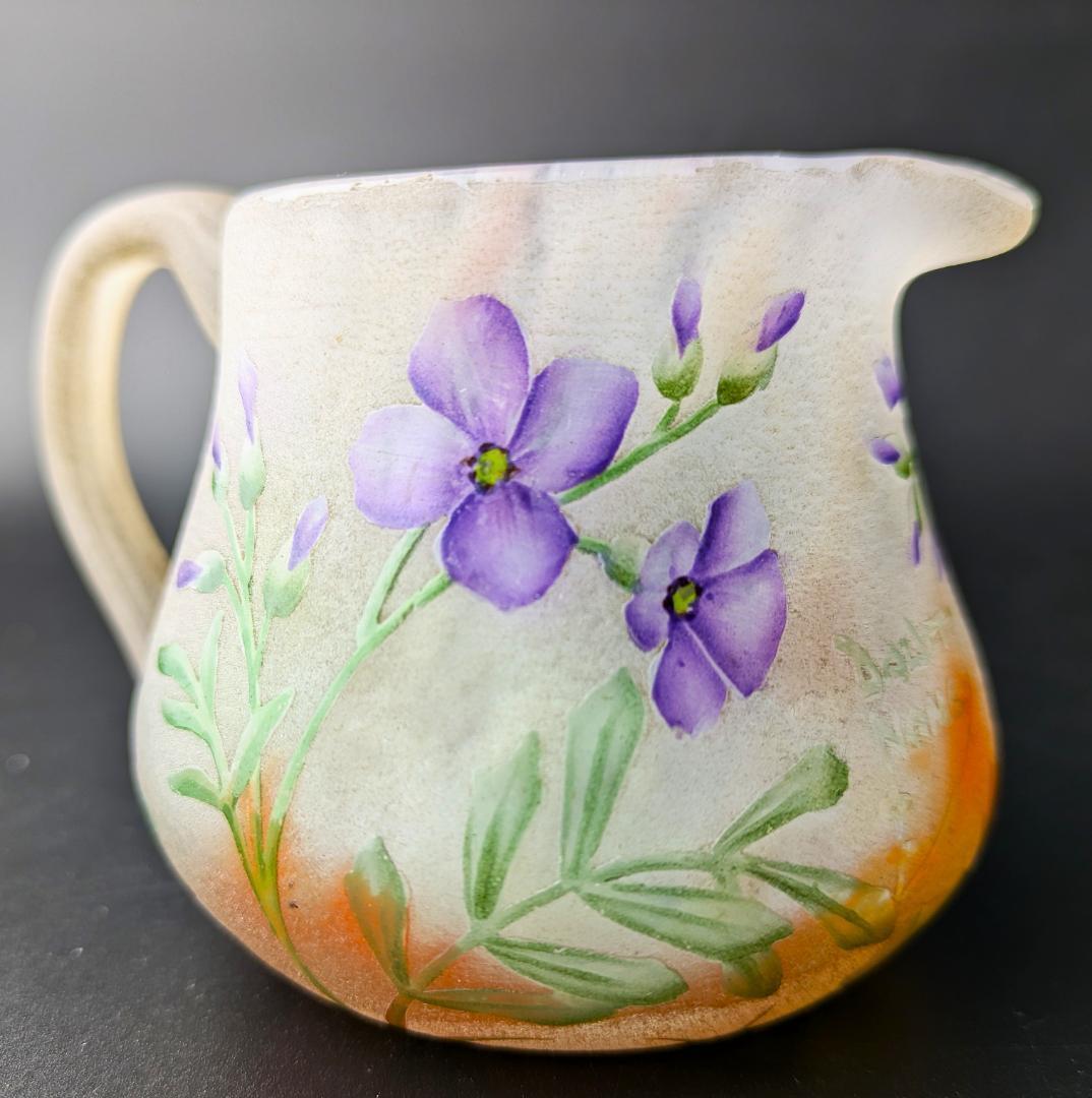 マッチー　ドーム・ナンシー 夜明けの菫の情景 ミニチュア水差 超絶技巧 ジ