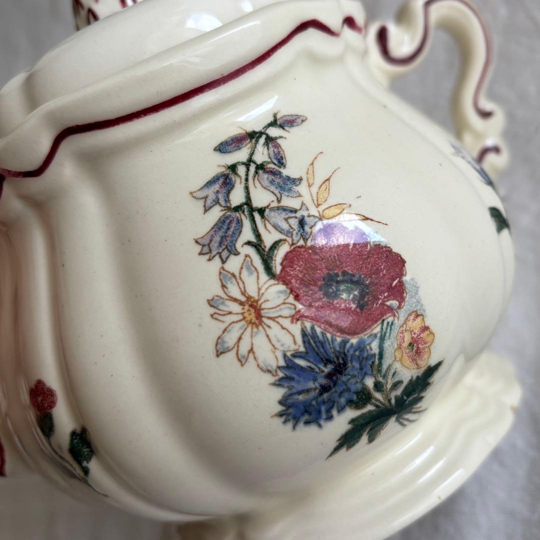 フランスアンティーク サルグミンヌ Agreste シュガーポット&ミルクポット