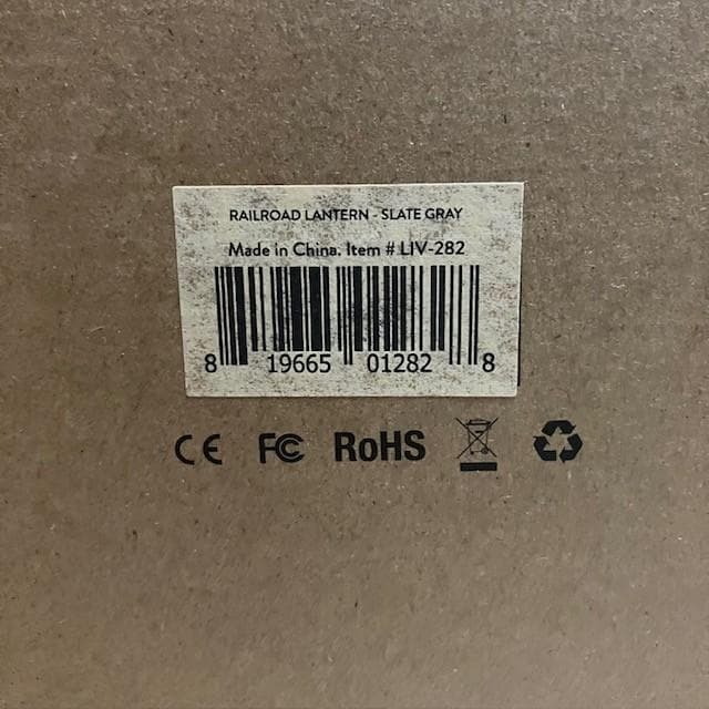 【カスタム 】ベアボーンズ LED レイルロードランタン クリア