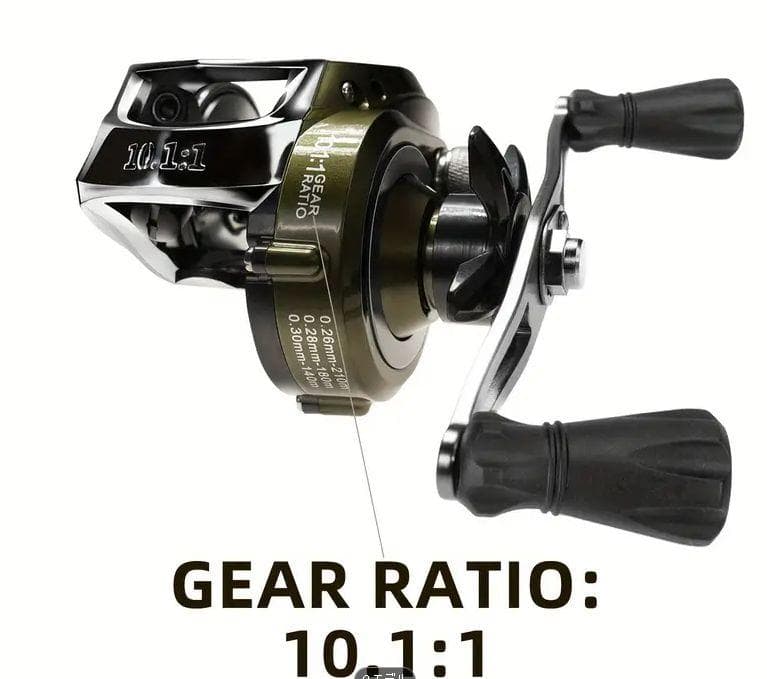 0731 世界第二位の高速巻き上げベイトリール!! ゴーストホーン グリーン