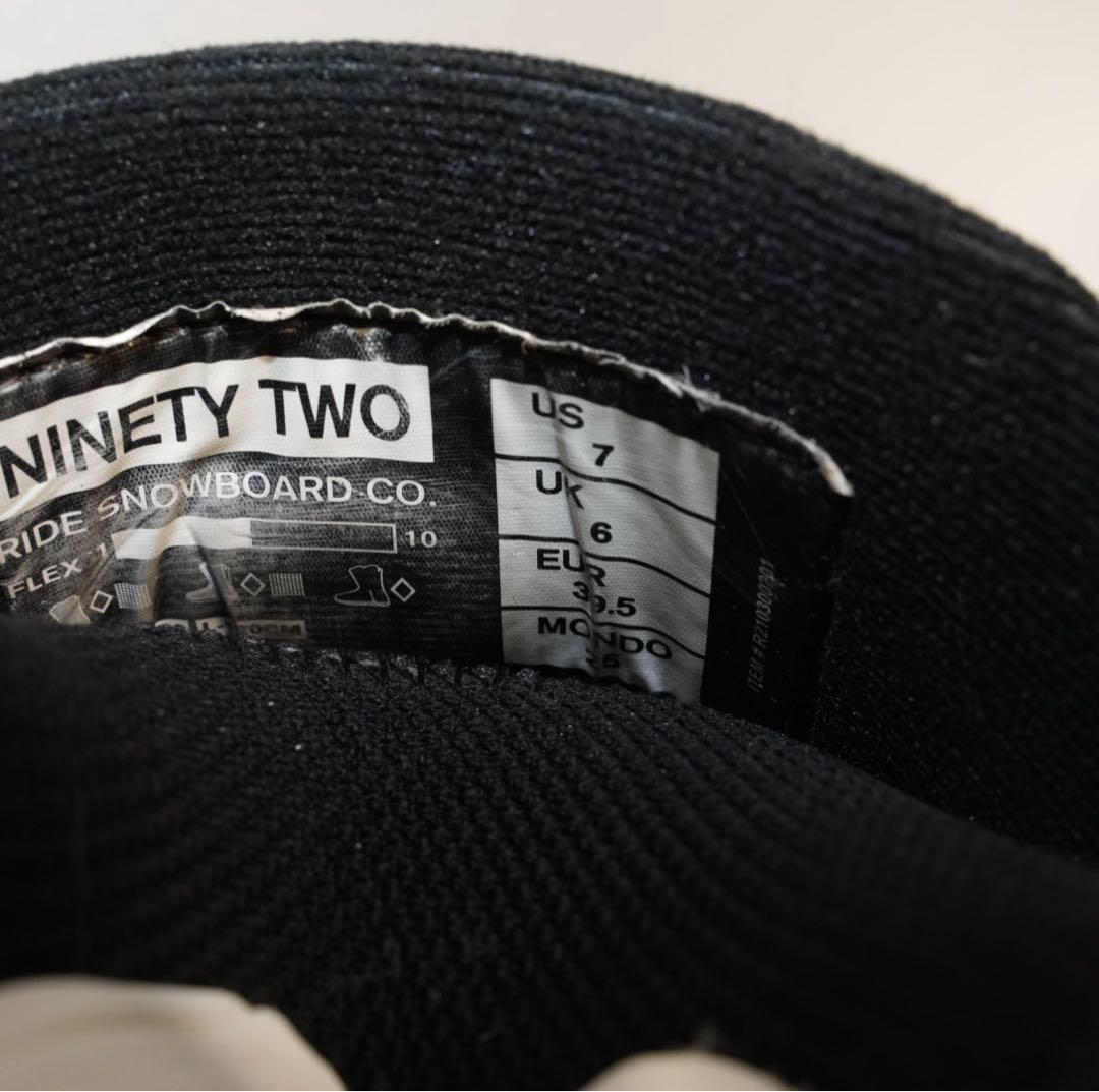 ★希少品★RIDE THE 92 NINETY TWO スノーボードブーツ 25