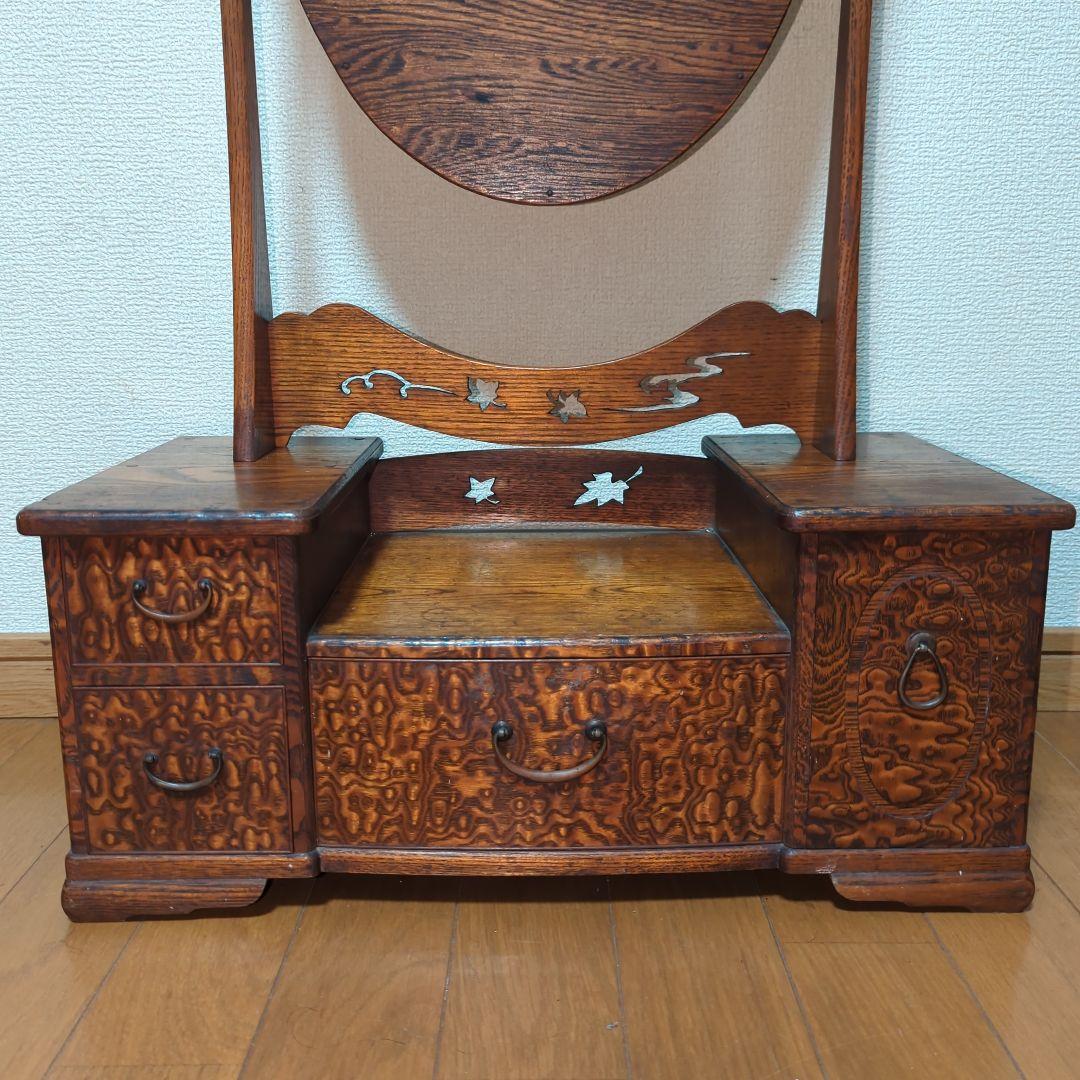 木製和風ドレッサー　化粧鏡　昭和レトロ　古民家　アンティーク